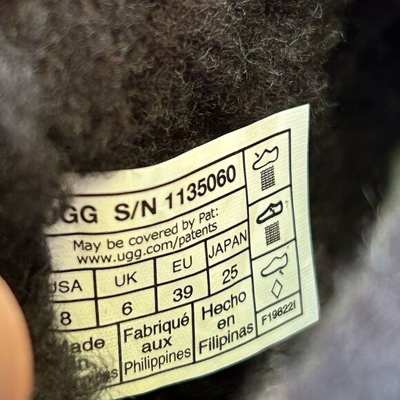 Ugg Ultra Mini Chunky Sequin platform boots black sequins size 8US ✨ - Picture 8 of 9